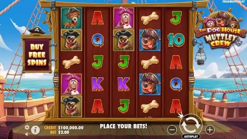 The Dog House – Muttley Crew slot screenshot 