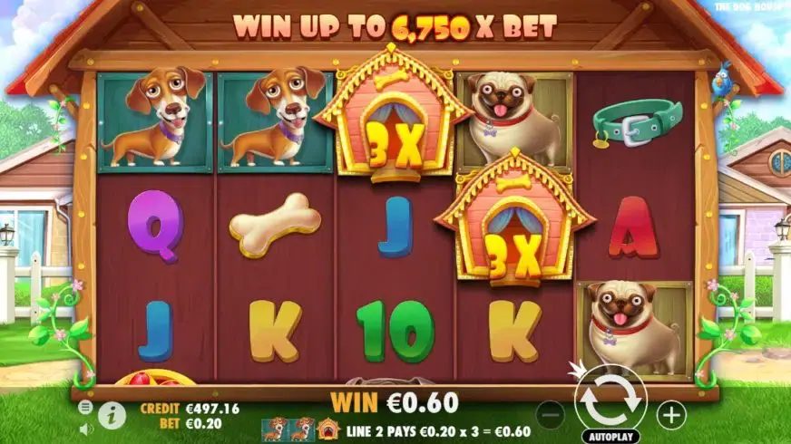 The Dog House slot screenshot 3