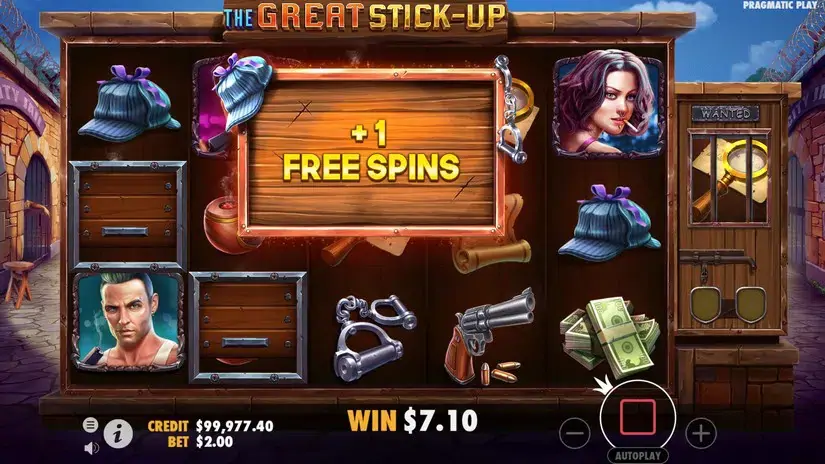The Great Stick-Up slot screenshot 5