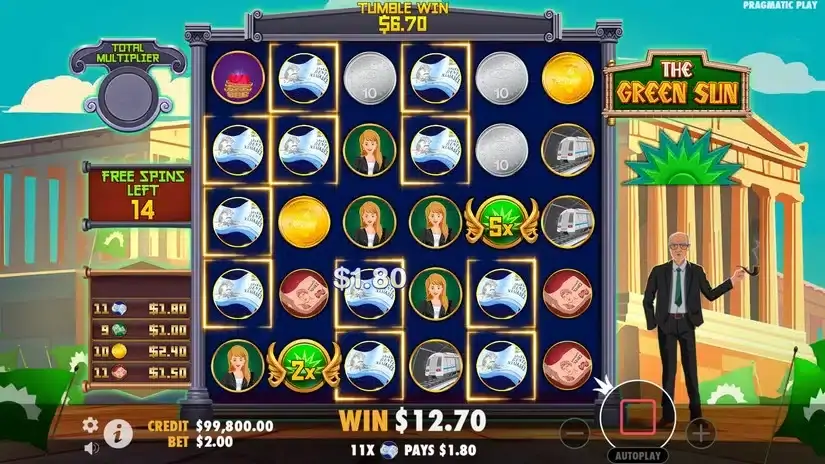 The Green Sun slot screenshot 5