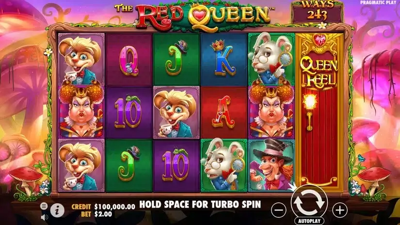 The Red Queen slot screenshot 