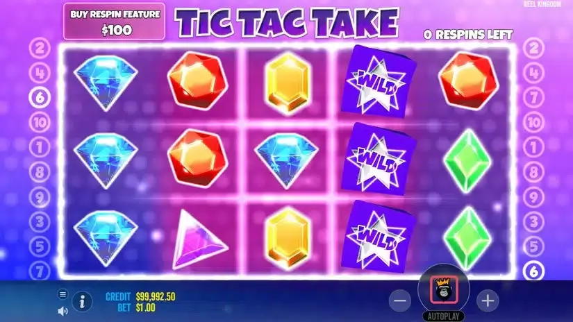 Tic Tac Take slot screenshot 2