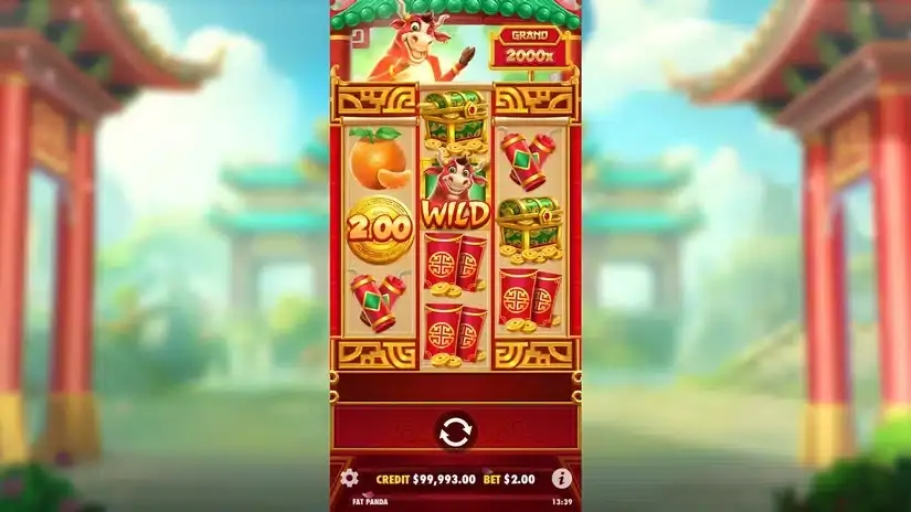 Touro Sortudo slot screenshot 2