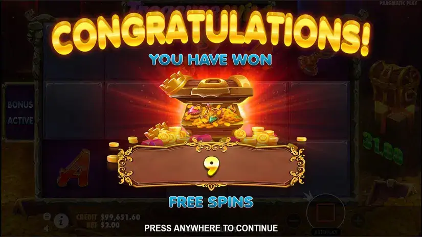 Treasure Wild slot screenshot 5