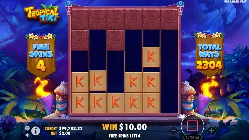 Tropical Tiki slot screenshot 4