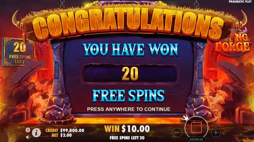 Viking Forge slot screenshot 3