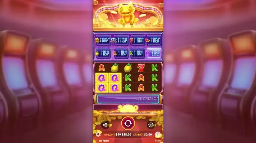 Wealthy Frog slot screenshot 3