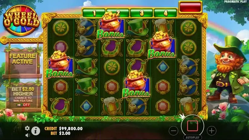 Wheel O’Gold slot screenshot 2