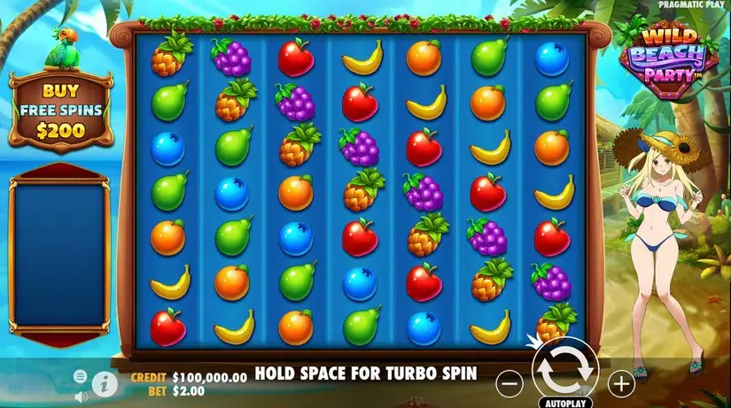 Wild Beach Party slot screenshot 