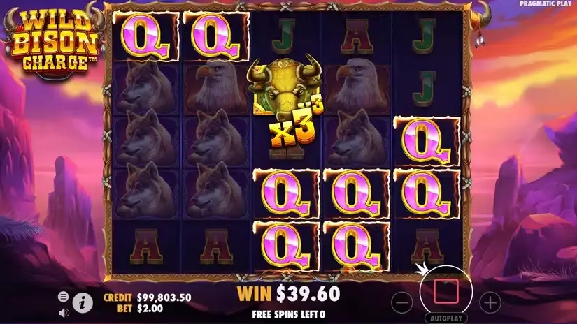 Wild Bison Charge slot screenshot 