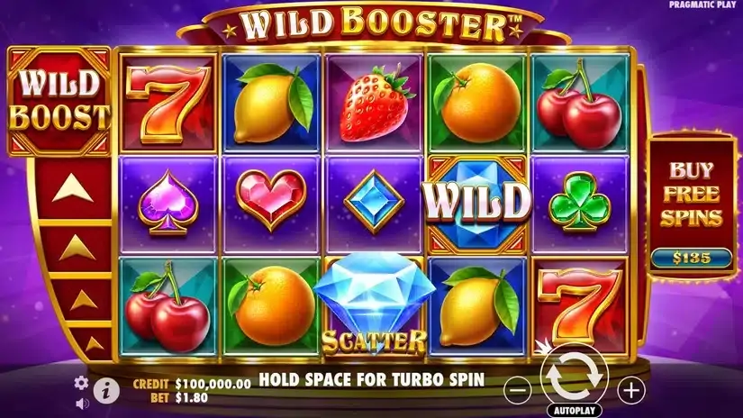 Wild Booster slot screenshot 1