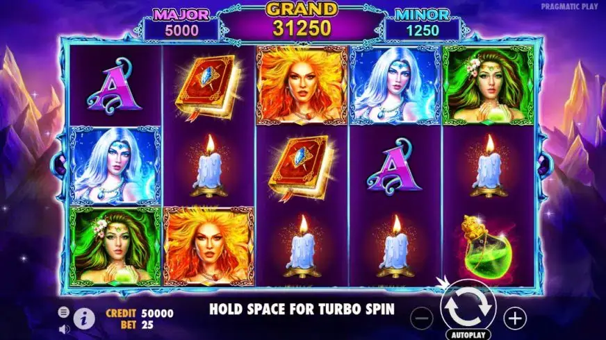 Wild Spells slot screenshot 1