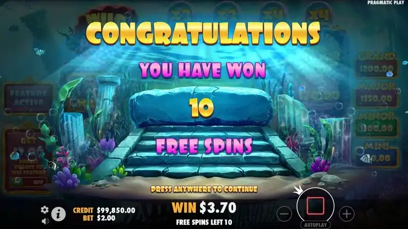Wild Wild Pearls slot screenshot 2
