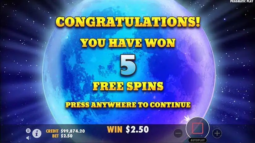 Wolf Gold slot screenshot 