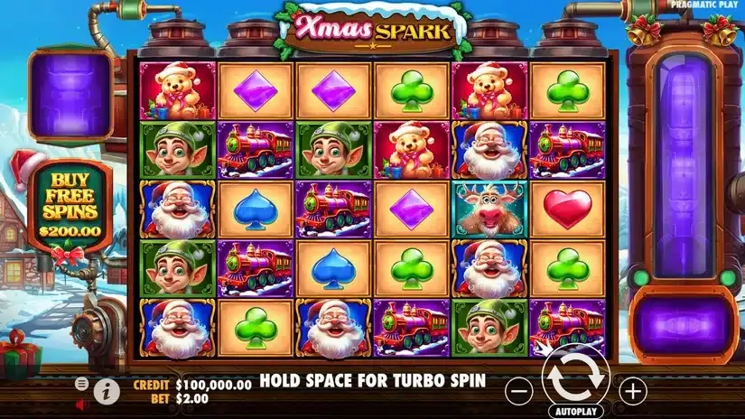 Xmas Spark slot screenshot 