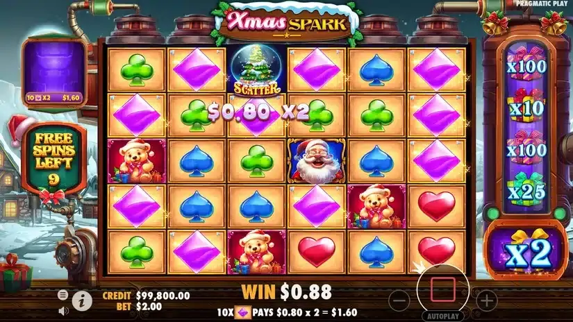 Xmas Spark slot screenshot 4