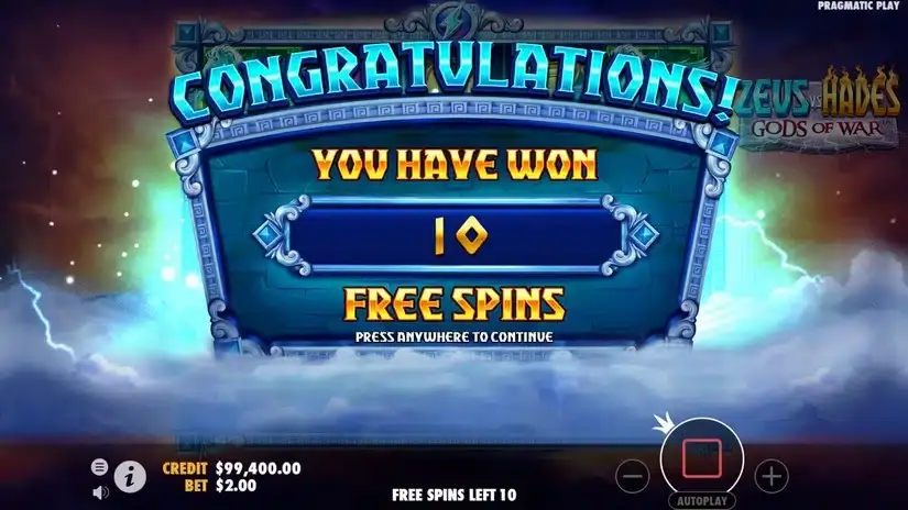 Zeus vs Hades – Gods of War slot screenshot 4