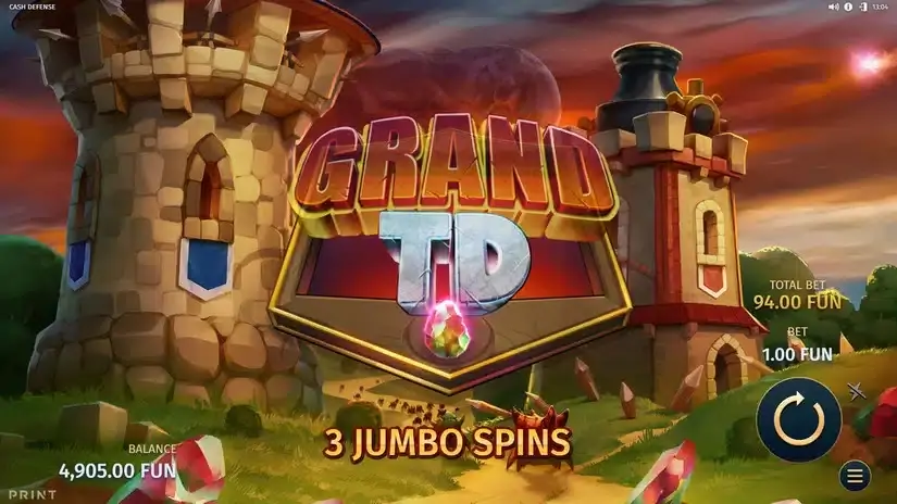 Cash Defense slot screenshot 3