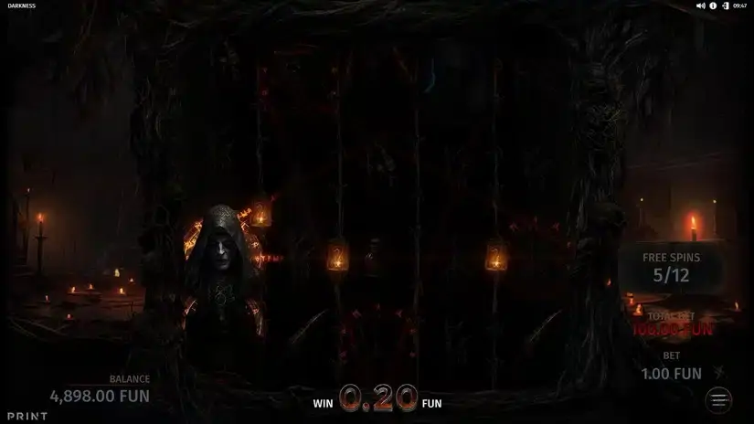 Darkness slot screenshot 3