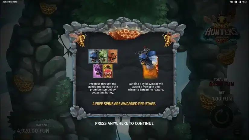Honey Hunters slot screenshot 3