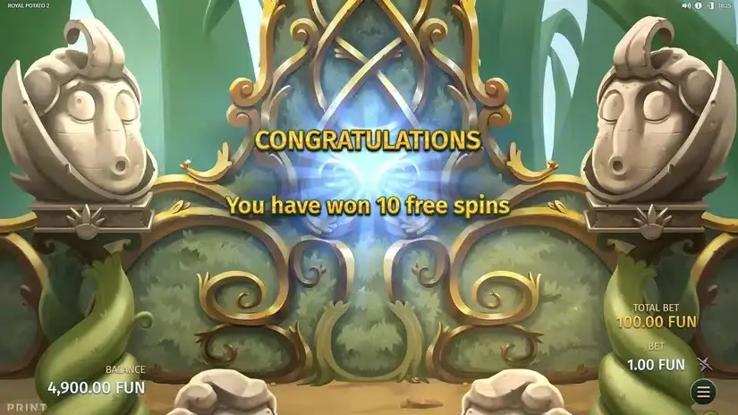 Royal Potato 2 slot screenshot 3