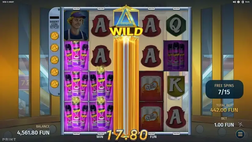 Win-O-Mart slot screenshot 5
