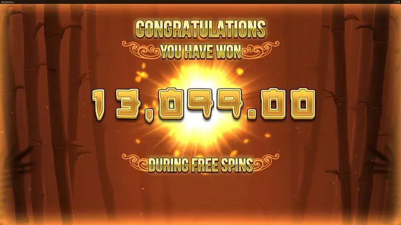 Big Bamboo slot screenshot 