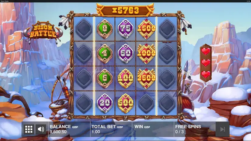 Bison Battle slot screenshot 5
