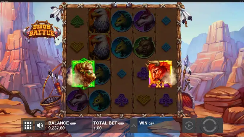 Bison Battle slot screenshot 7