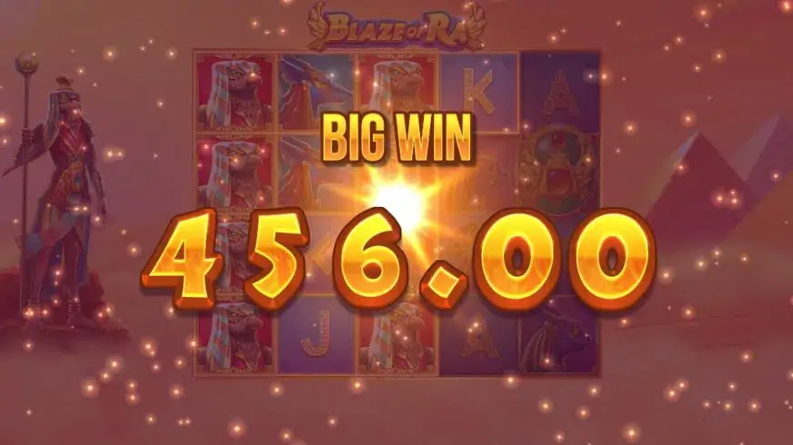 Blaze Of Ra slot screenshot 4