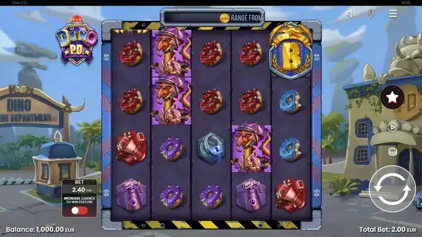 Dino P.D slot screenshot 