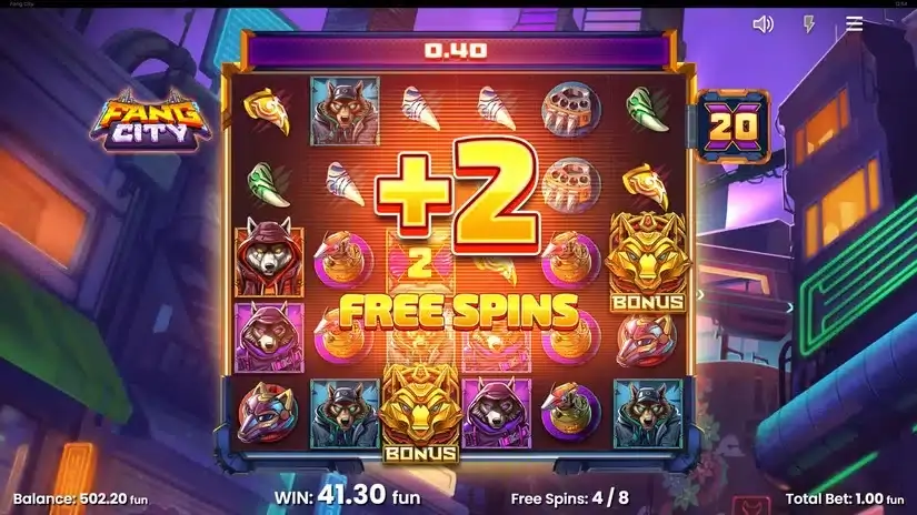 Fang City slot screenshot 5