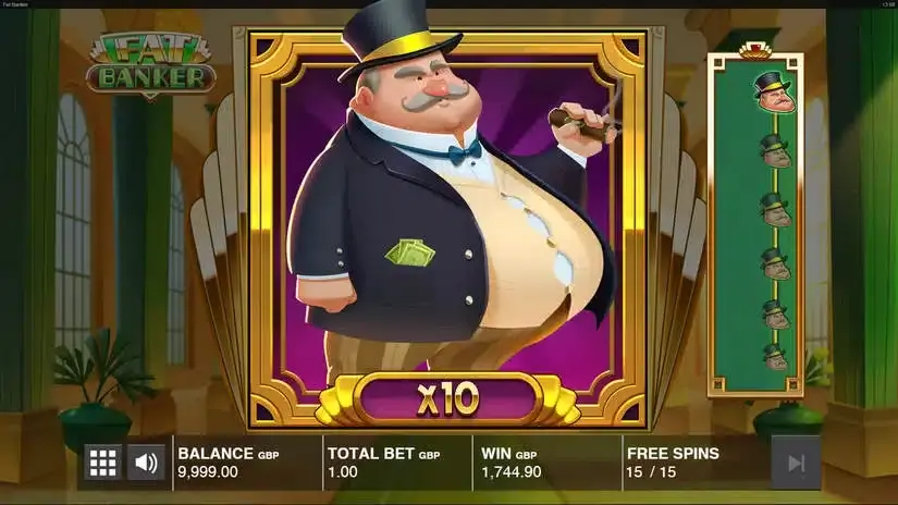 Fat Banker slot screenshot 