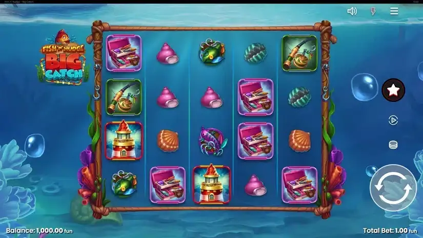 Fish ‘n’ Nudge Big Catch slot screenshot 