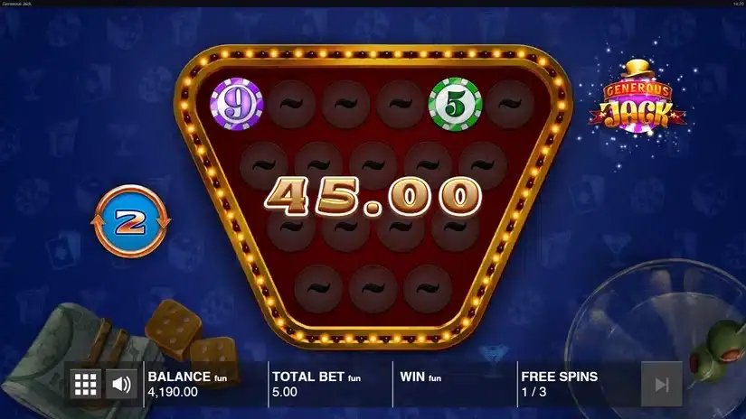 Generous Jack slot screenshot 5