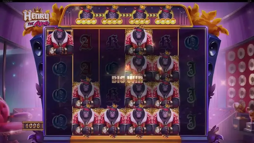 Henry The Ape slot screenshot 