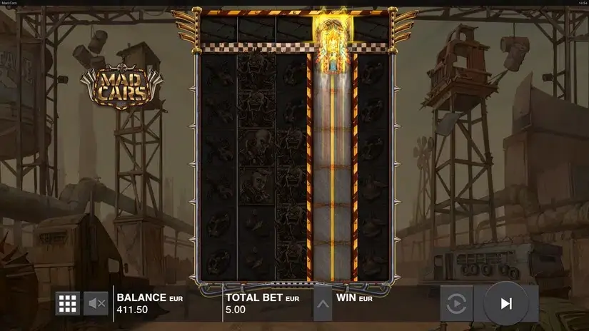 Mad Cars slot screenshot 2