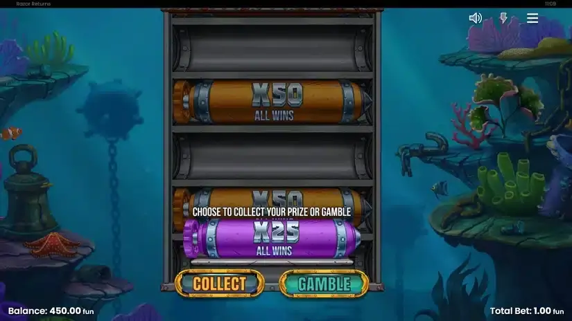 Razor Returns slot screenshot 3