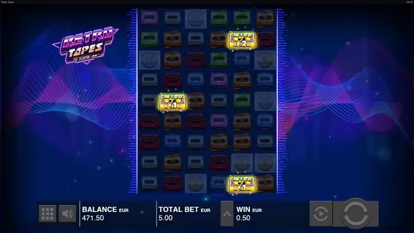 Retro Tapes slot screenshot 3