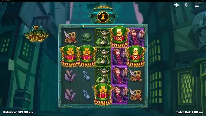 Shamrock Saints slot screenshot 2