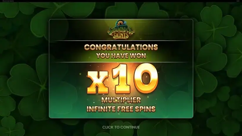 Shamrock Saints slot screenshot 3