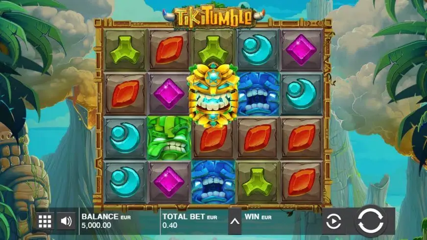 Tiki Tumble slot screenshot 