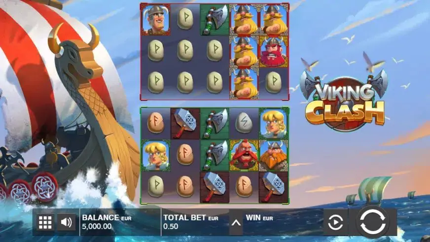 Viking Clash slot screenshot 
