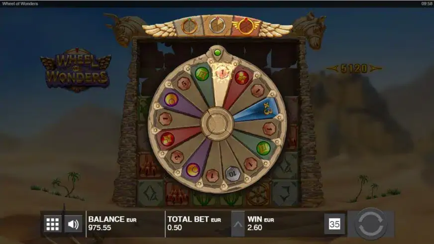 Wheel of Wonders slot screenshot 2