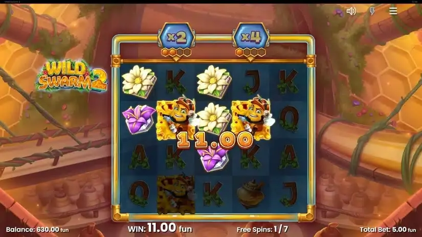 Wild Swarm 2 slot screenshot 3