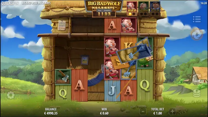 Big Bad Wolf Megaways slot screenshot 2