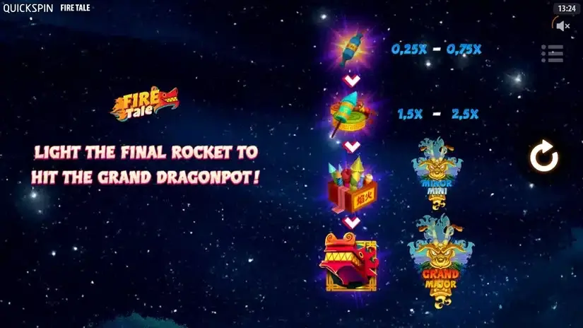 Fire Tale slot screenshot 3