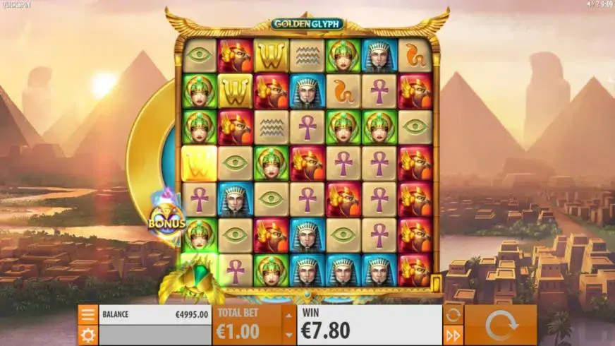 Golden Glyph slot screenshot 2