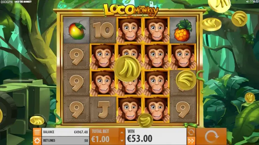 Loco the Monkey slot screenshot 2