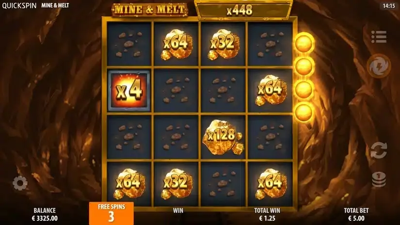 Mine & Melt slot screenshot 5